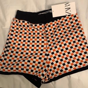 Zara gingham shorts